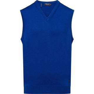 Maerz Herren Pullunder blau unifarben