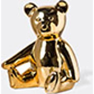 POLSPOTTEN Decorative Objects - 'Teddy' moneybox in GOLD Porcelain