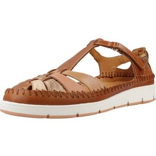 Pikolinostil kvinder. W8D-0855C1 Sandaler i læder Tenerife brun (37), 3-5 cm, Velcro, Casual