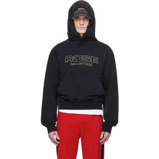 Martine Rose Martine Rose | Shrunken Hoodie | Black | hoodies Black - Størrelse: S - BLACK - Black - S
