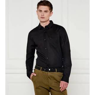Linen Cotton Shirt - Black - XXL