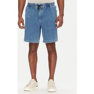 BOSS Orange Herren Jeansshorts blau