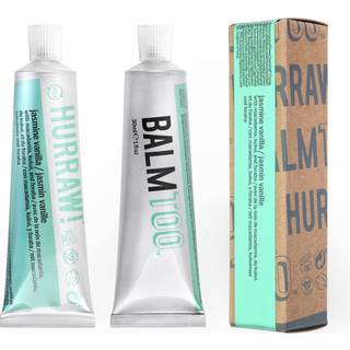 Hurraw! Balmtoo Squeezable Balm Jasmine Vanilla: tyk ultra-mormende. Hvor som helst applikation. Kropsflade læber nakke fingre tæer. 1 rør = 7 pi