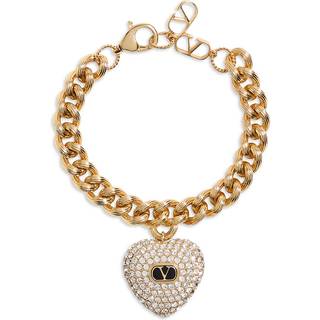 Valentino Coeur Royal VLogo charm bracelet - gold - S