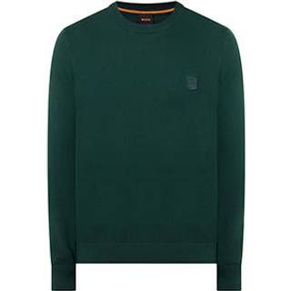 BOSS ORANGE Kanovano Knitted Sweater Open Green