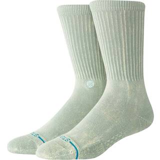 Stance Icon Dyed Crew Socks - M - seagreen