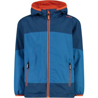 CMP Kid's Jacket Fix Hood Ripstop Regnjakke Børn størrelse 128 farve blå
