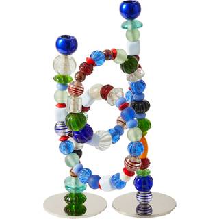 POLSPOTTEN Candlelight And Scents - 'Beads' candle holder, multicolor in multicolor Metal