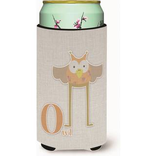 """"Caroline's Treasures Alfabet O For Owl Tall Boy Drikisolator Hugger Multicolor""""