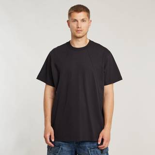 Seam Detail Loose T-Shirt - Black - Men