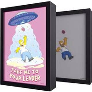 THE SIMPSONS - Homer - Framed LED Print 28x20x5cm