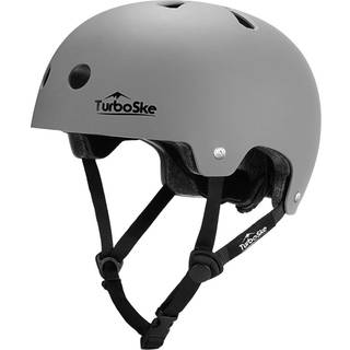 Turboske skateboard hjelm BMX-hjelm multi-sport hjelm cykelhjelm til b?rn Youth Men Women (Gray S/M (20.5 """"-22.8 """"))