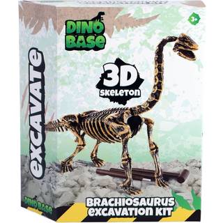 Brachiosaurus udgravningssæt med 3D-skelet
