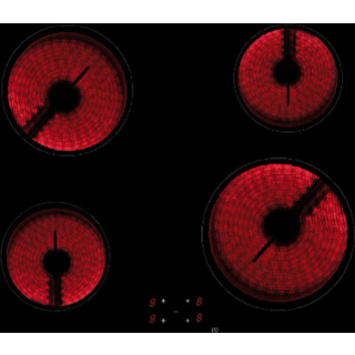 Witt Classic-EHP60 keramisk kogeplade sort