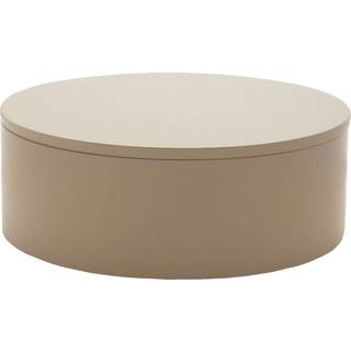 Mojoo Mat lakeret opbevaringsæske Ø20x7 cm Fawn