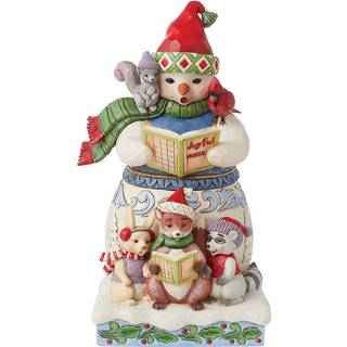 6015455 Snowman And Animals - P61115