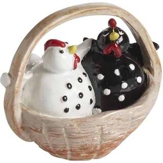 Høns i kurv, H.5,5cm