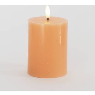 Sirius Sille LED-bloklys peach Ø7.5x10 cm