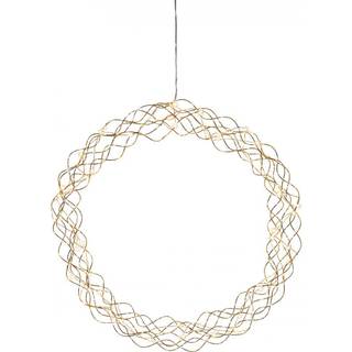 Krans Krøllet 45cm - Guld