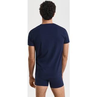 GANT 2-Pack Crew Neck T-Shirt Navy/White