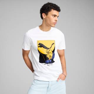 Men&#39;s GRAPHICS Puma Shadow Play T-Shirt, White, Size S, Clothing - White - S