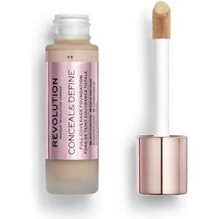 Revolution Beauty skjuler og definerer foundation fuld d?kning langvarig mat finish vegansk og grusomhed gratis F9 medium hudfarver 0,8 fl.oz.
