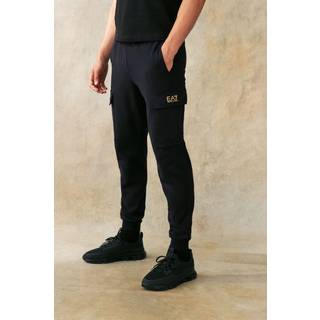 EA7 Emporio Armani Cargo Jogging Bottoms Black