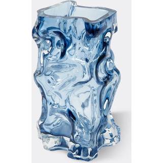 POLSPOTTEN Vases - 'Ice' vase, dark blue in blue Glass