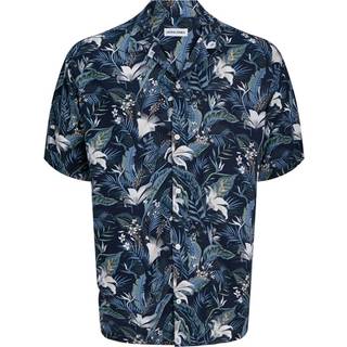 JJEJEFF TROPICAL AOP RESORT SHIRT S