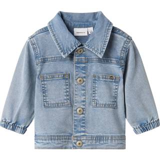 Langærmet Denimjakke