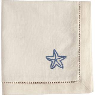 Pick a Poppy Starfish sserviet 45x45 Cm - Servietter & Tilbehør Bomuld Blå - T09454503SS24-046