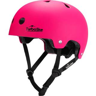 Turboske skateboard hjelm BMX-hjelm multi-sport hjelm cykelhjelm til b?rn Youth Men Women (Pink S/M (20.5 """"-22.8 """"))