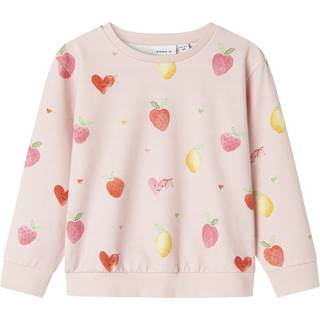 Name It Sweatshirt Pink Frosting Med Jordbær