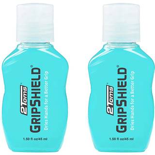 2Toms Gripshield Non-Sticky Grip Enhancer Dry Grip for Sweaty Hands Tennis Pickleball Golf Pole Dancing and Gaming 1,5 ounces 2 flasker