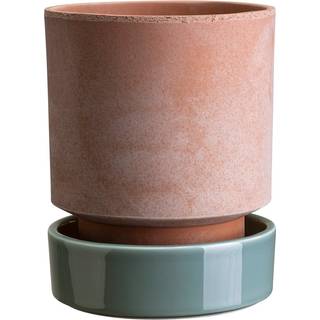 Bergs Potter Hoff krukke Ø16 cm, Raw Rosa-Misty Blue