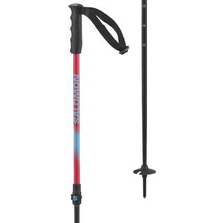 Salomon MTN Børn 80 - 115cm Justerbar Skistave (Rød)