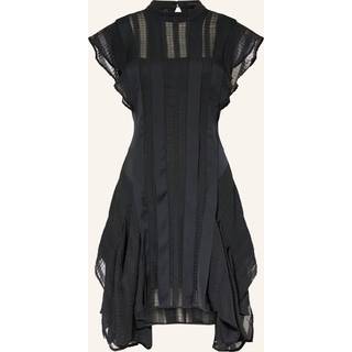 All Saints AllSaints Black Fleur Texture Dress