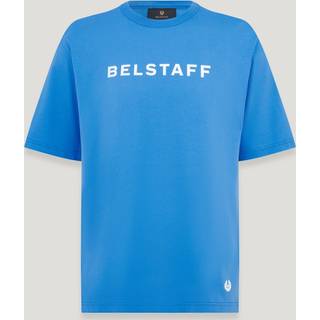 Belstaff Staple Logo T Shirt Hydra Blue