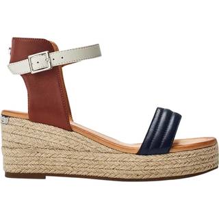 Moda in Pelle Moda in Pelle Kolanthia Padded Leather Vamp Espadrile Wedges
