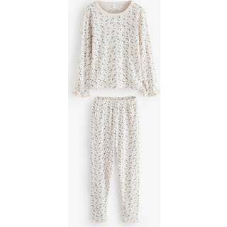 Mori Cream Blomster Pyjamassæt3 - 4 år (98 - 104cm)
