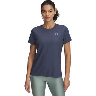 Under Armour Tech™ Rib Women's Short Sleeve Downpour Gray / White S