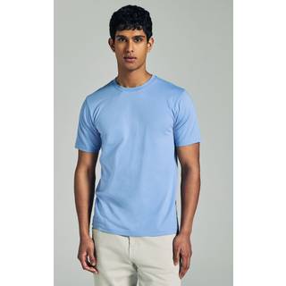 Next Blue Light Slim Fit Essential Crew Neck Cotton T-Shirt