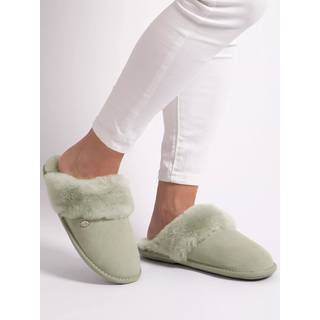Just Sheepskin Just Sheepskin Green Ladies Duchess Slippers