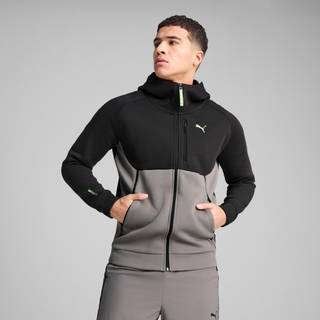 Men's PumaTECH Full-Zip Hoodie, Gray, Size S, Clothing - Cast Iron - S