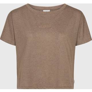 O'Neill Women's Essentials Script Drape T-Shirt T-shirt Damer størrelse XL farve brun