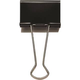 Büngers Foldbackklemme med metalbøjle 19 mm - 12 stk