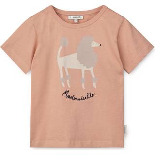 LIEWOOD Apia Placement T-shirt, Paris mademoiselle/Pale tuscany, 116
