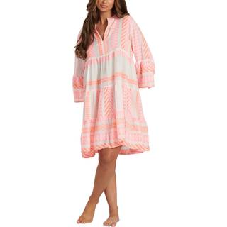 South Beach Jacquard Tiered 100% Cotton Mini Dress36