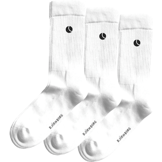 Björn Borg Core Crew Socks 3-pack Hvid, 36-40
