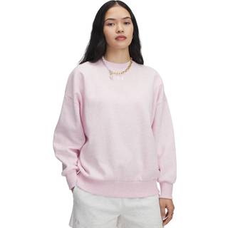 Under Armour Rival Fleece Women's Oversized Crew Prime Pink / White M